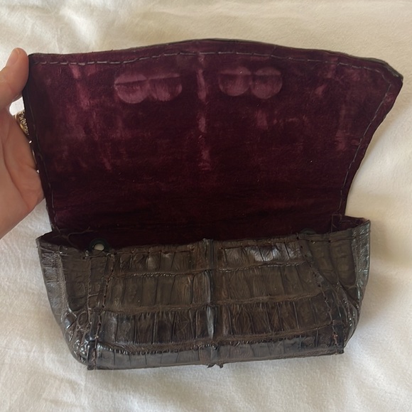 Genuine Alligator Clutch - Picture 3 of 3